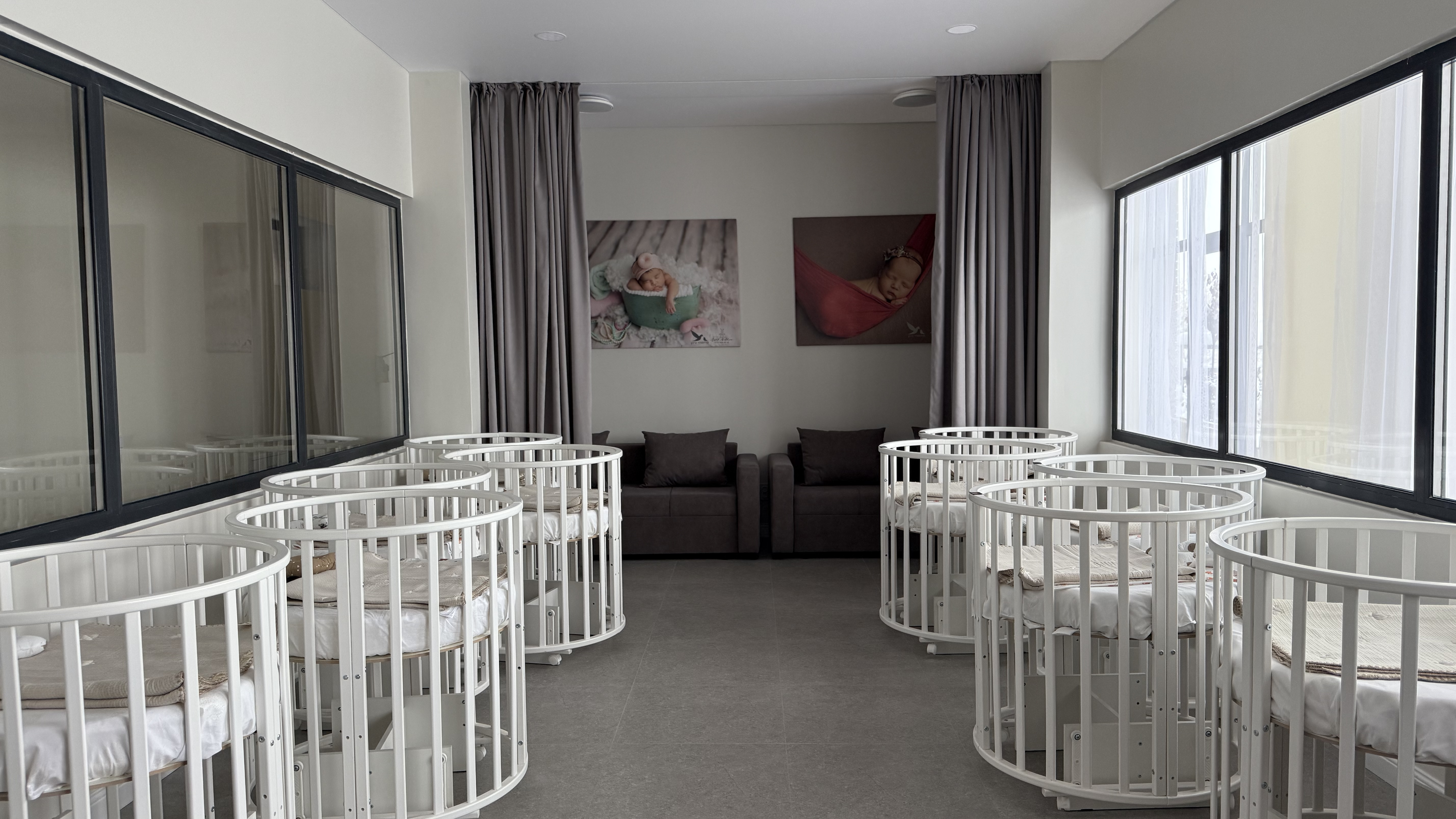 Люлечная ProMama с круглыми кроватками