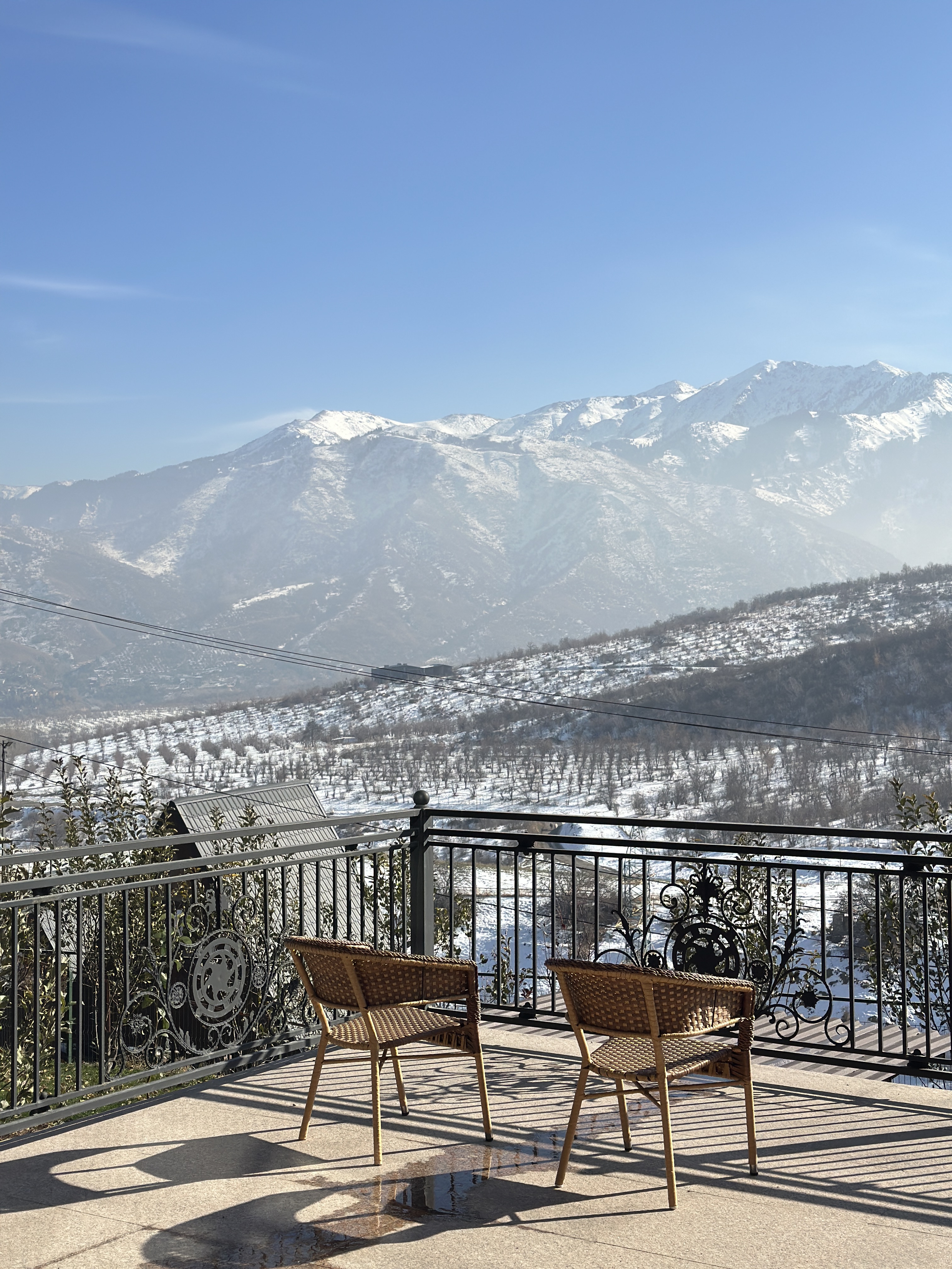 Терраса ProMama с видом на горы